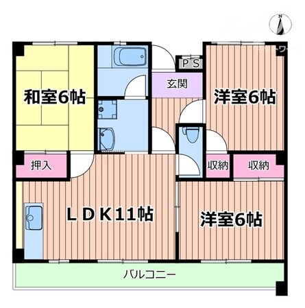 エクセル千里の物件間取画像